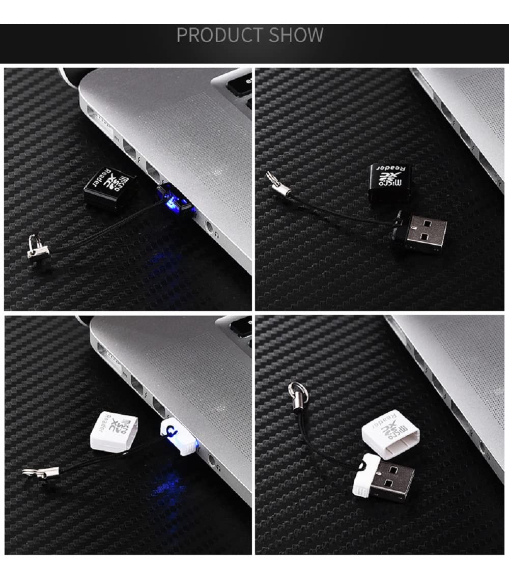 Mini Super Speed Micro SD/SDXC TF USB 2.0 Card Reader Adapter