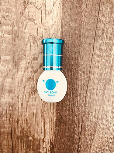 Eyelash Extension Glue sky zone 5 ml/Volume and Classic lashes/1-2 Sec Drying time/Retention 7 weeks/Latex free/Mink/Silk/Low fumes