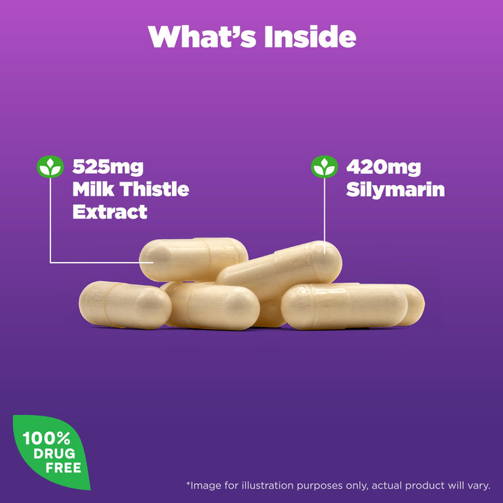 , Milk Thistle Advantage, 525 mg, 60 Veggie Caps