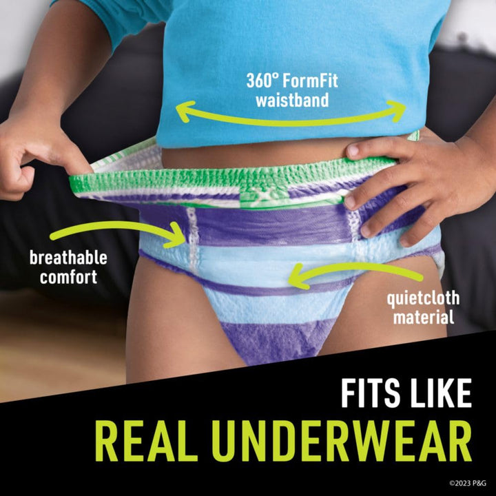 Ninjamas Nighttime Bedwetting Underwear Boys - Size L (64-125 lbs), 34 Count