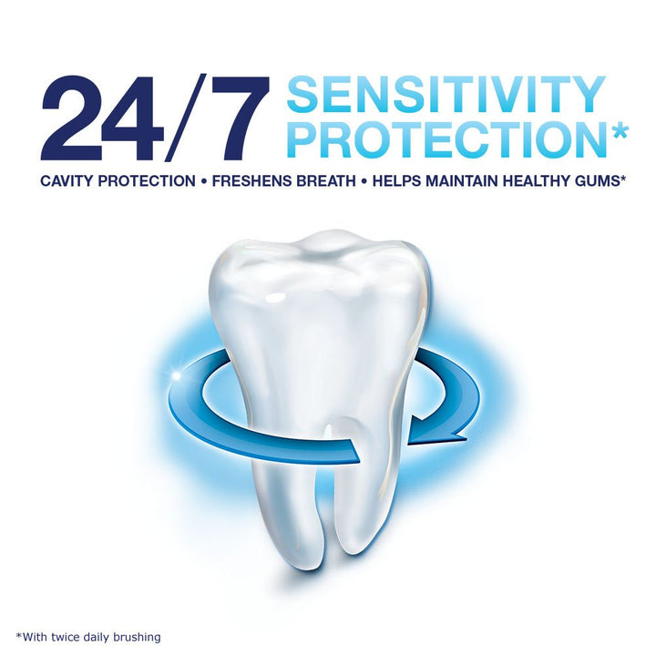Fresh Mint Sensitivity Toothpaste for Sensitive Teeth and Fresh Breath, 4 Ounce Tubes (Pack of 4)