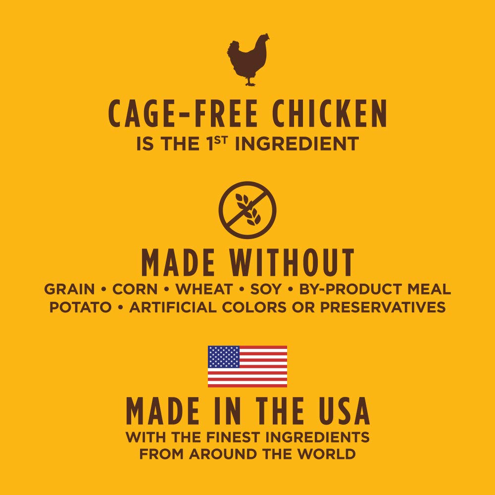 Original Dry Cat Food, Raw Coated Kibble, High Protein, Grain Free Recipe - Real Chicken, 11 lb. Bag