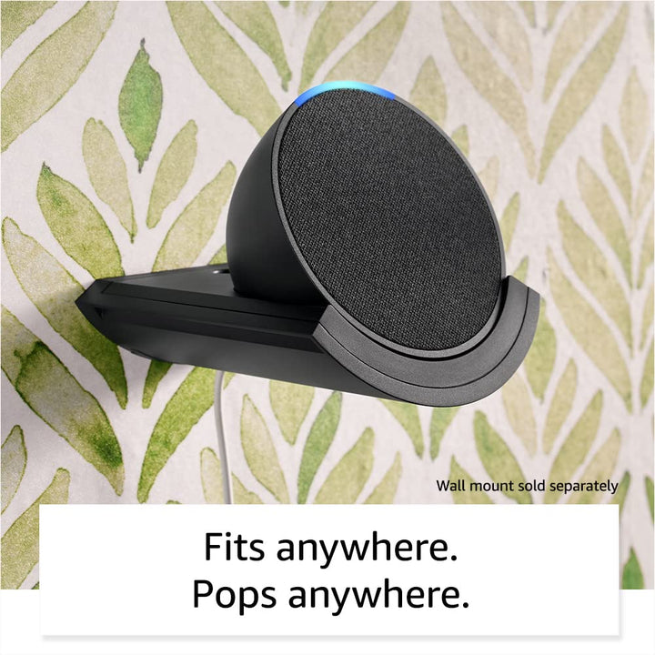 Echo Pop (newest model), Our smallest Alexa speaker, Fits in any room, Glacier White
