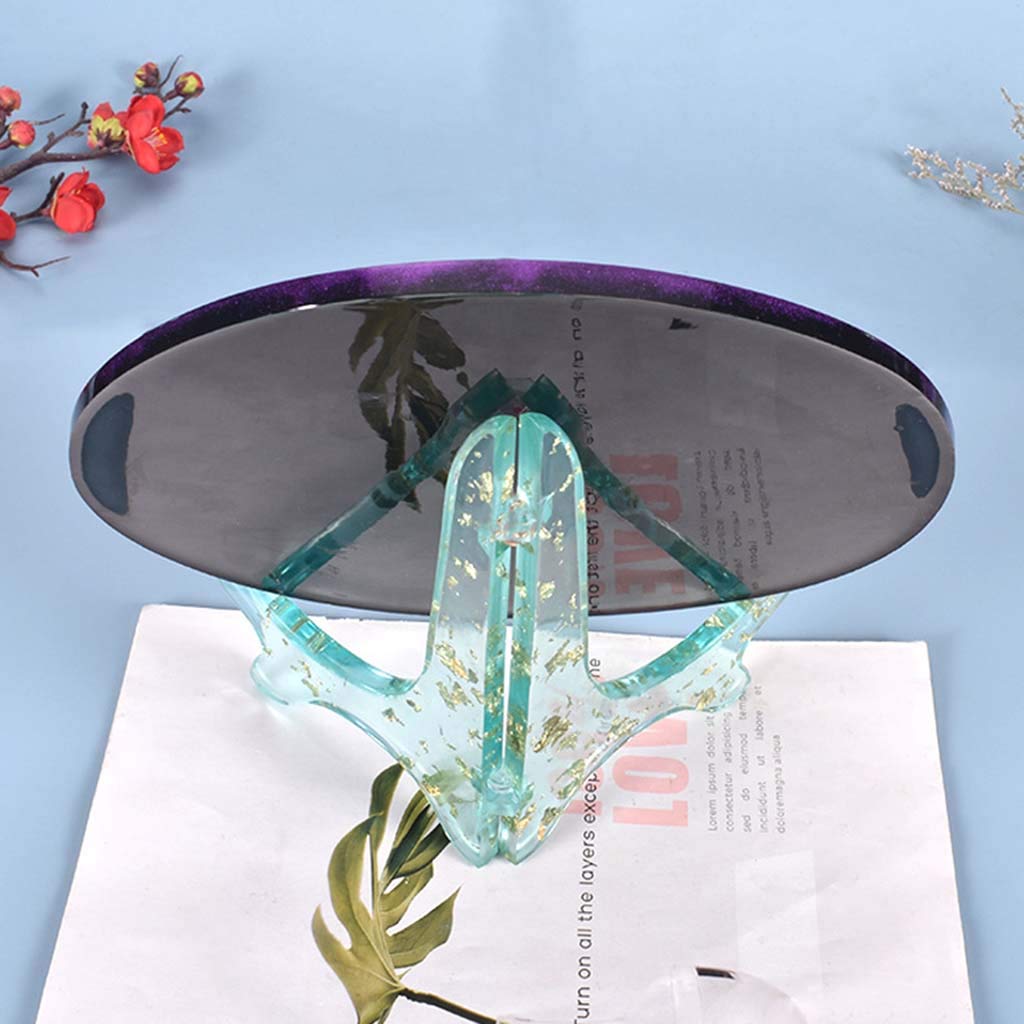 8 Display Stand Epoxy Resin Mold Silicone Plate Holder Casting Molds Table Storage Stand Easels Plate Mold for Table Top Certificate Pictures Frame Book Home Decoration 2PCS