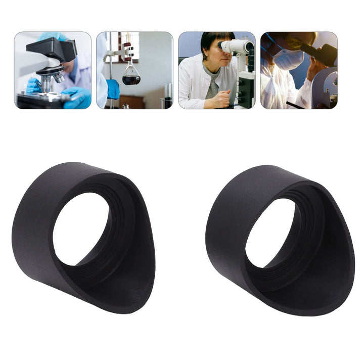 Soft Rubber Eyepiece Eye, 27mm/1.06in Inner Diameter Rubber Eyecups for 42-48mm/1.65-1.89in Lens, Suitable for Microscope Eyepieces, Monoculars and Binoculars