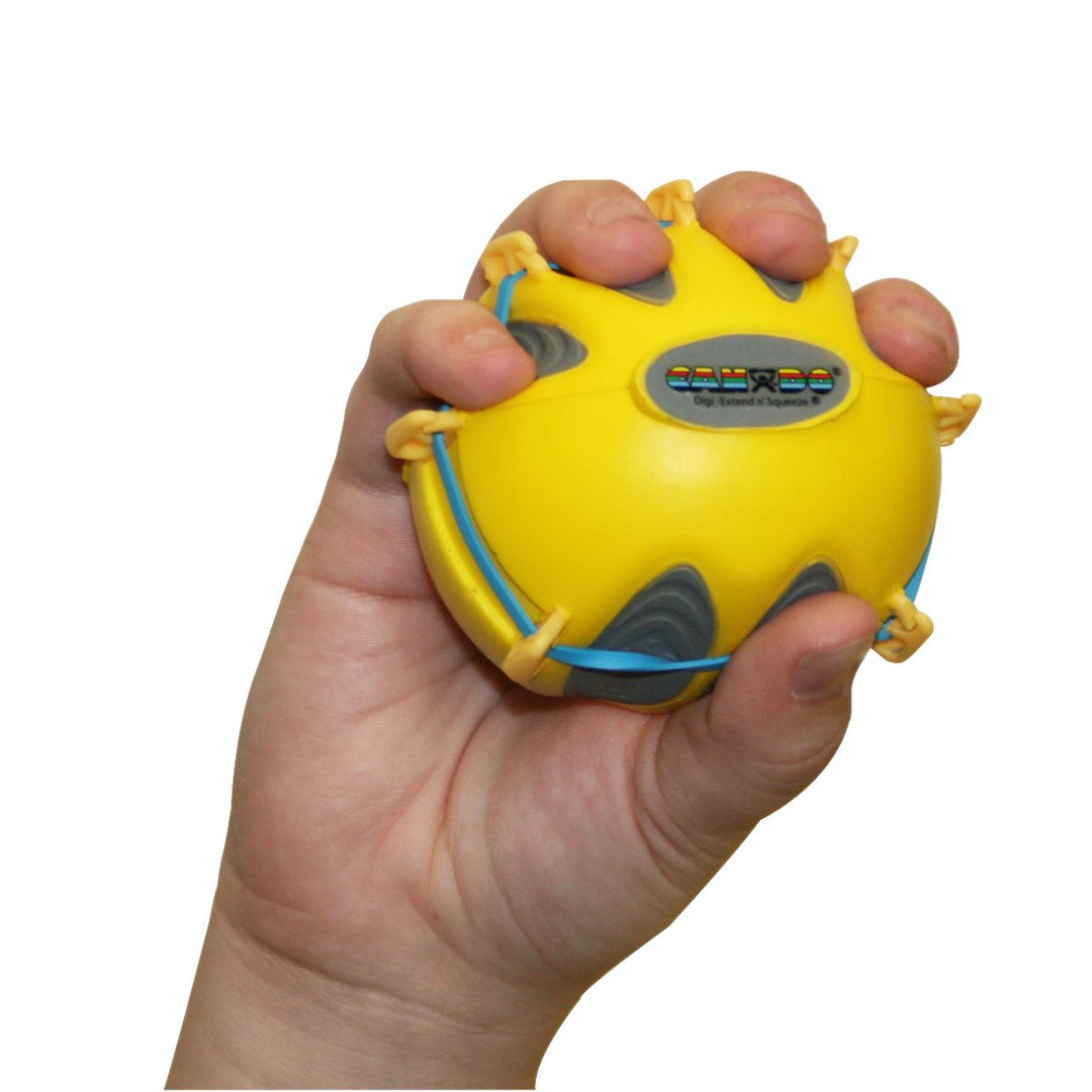 10-2270 Digi-Extend n' Squeeze Hand Exerciser, Small, Yellow-X-Light