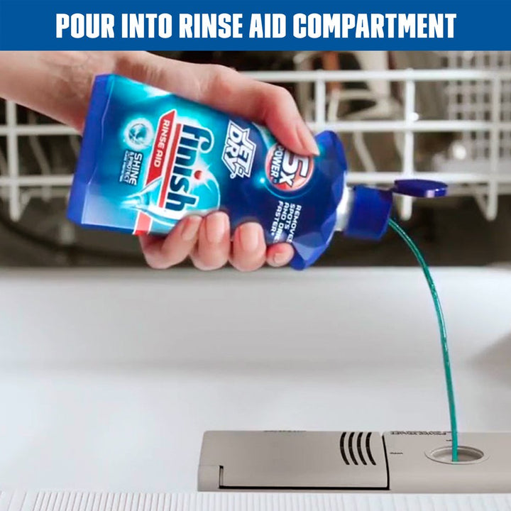 Jet-Dry Rinse Aid, 8.45oz, Dishwasher Rinse Agent & Drying Agent (4X8.45oz)