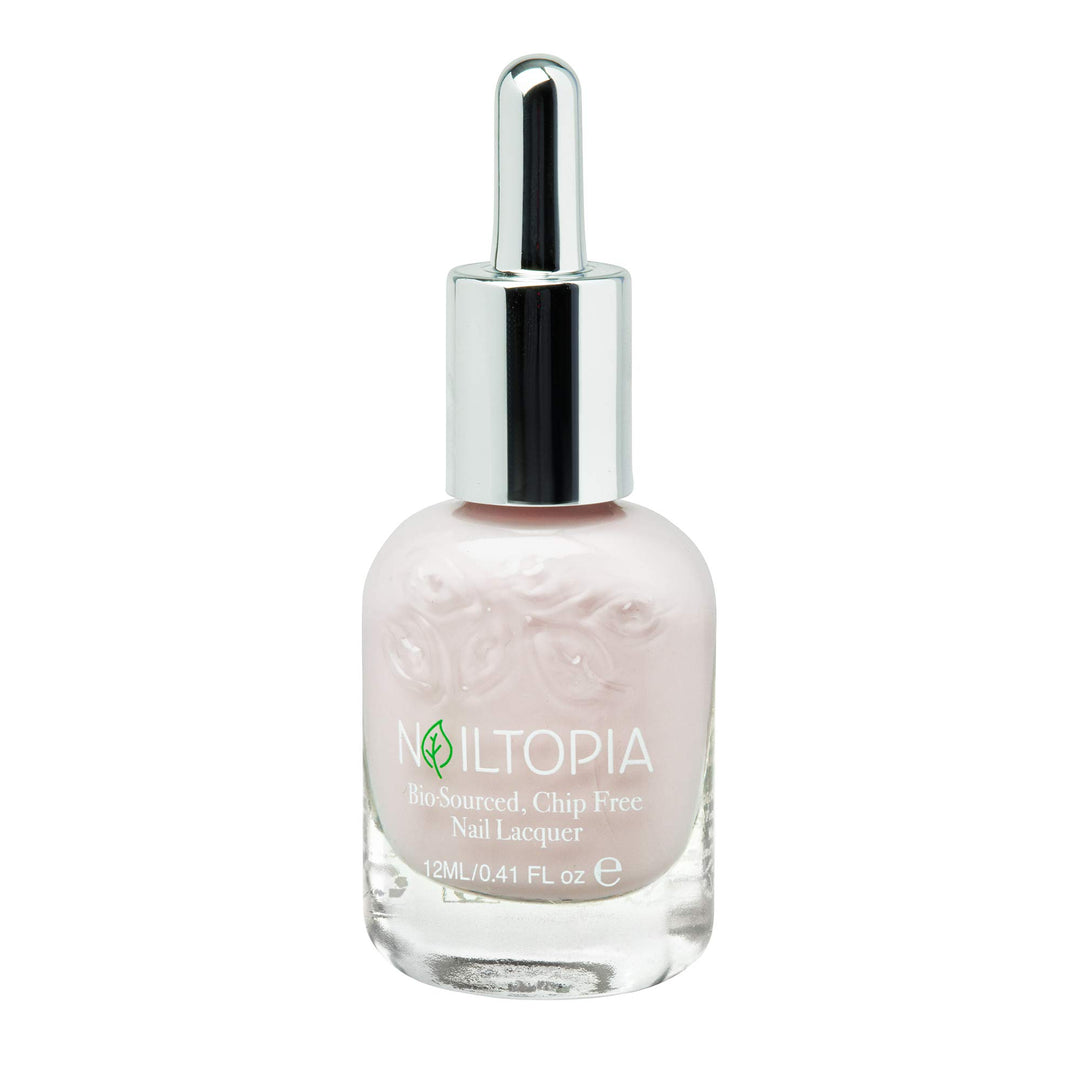 - Plant-Based Chip Free Nail Lacquer - Non Toxic, Bio-Sourced, Long-Lasting, Strengthening Polish - Kissin In The Rain (Light Pastel Pink) - 0.41oz
