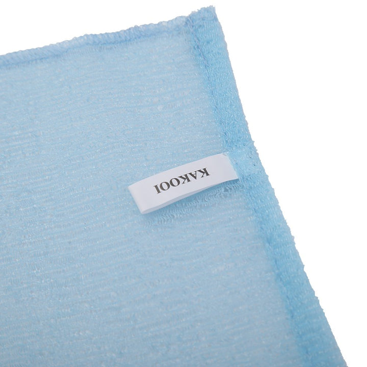 Long Exfoliating Nylon Bath Cloth/Towel, Magic Shower Washcloth For Body, 35 inches(1PCS, Blue)