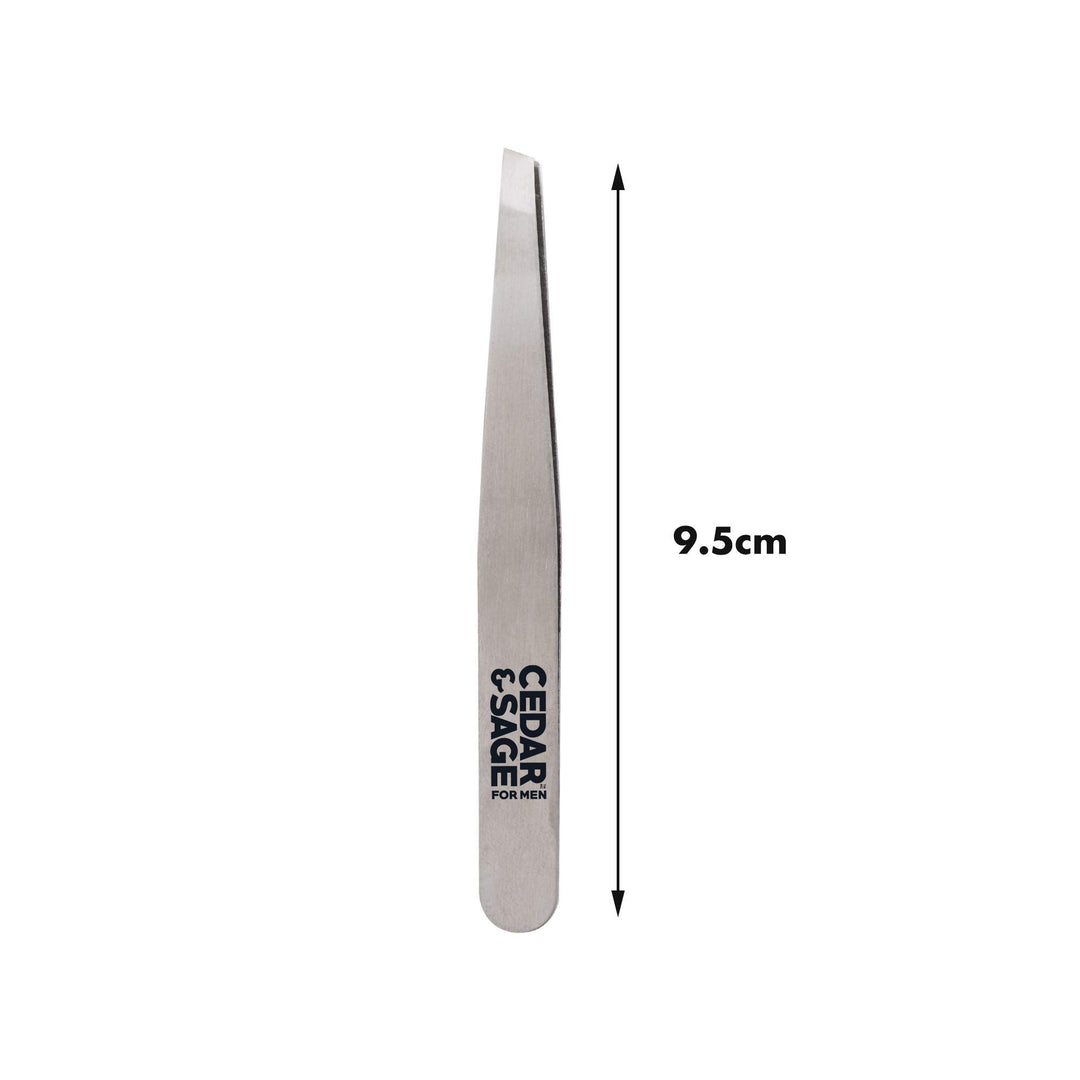 Men's Stainless Steel Tweezer Duo Set