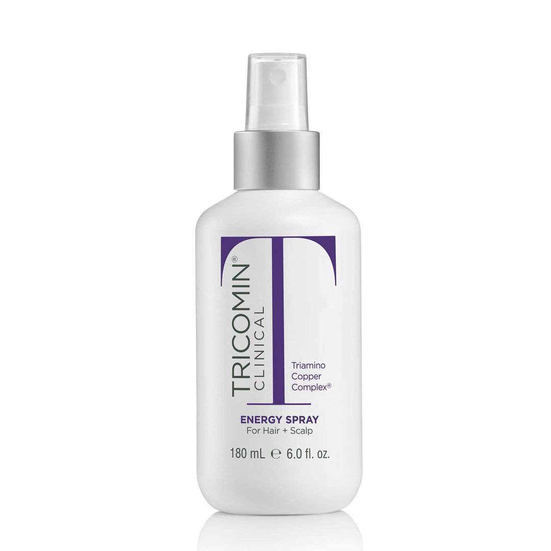 NEOVA Tricomin Energy Spray - Leave-in conditioning spray with Triamino Copper Complex delivers essential, wellness nutrients. Hair appears thicker and healthier. Safe for color-treated hair.