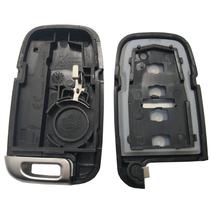 4 Buttons Smart Key Fob Case for Hyundai Sonata Elantra Genesis Veloster Key Fob Cover No Chip