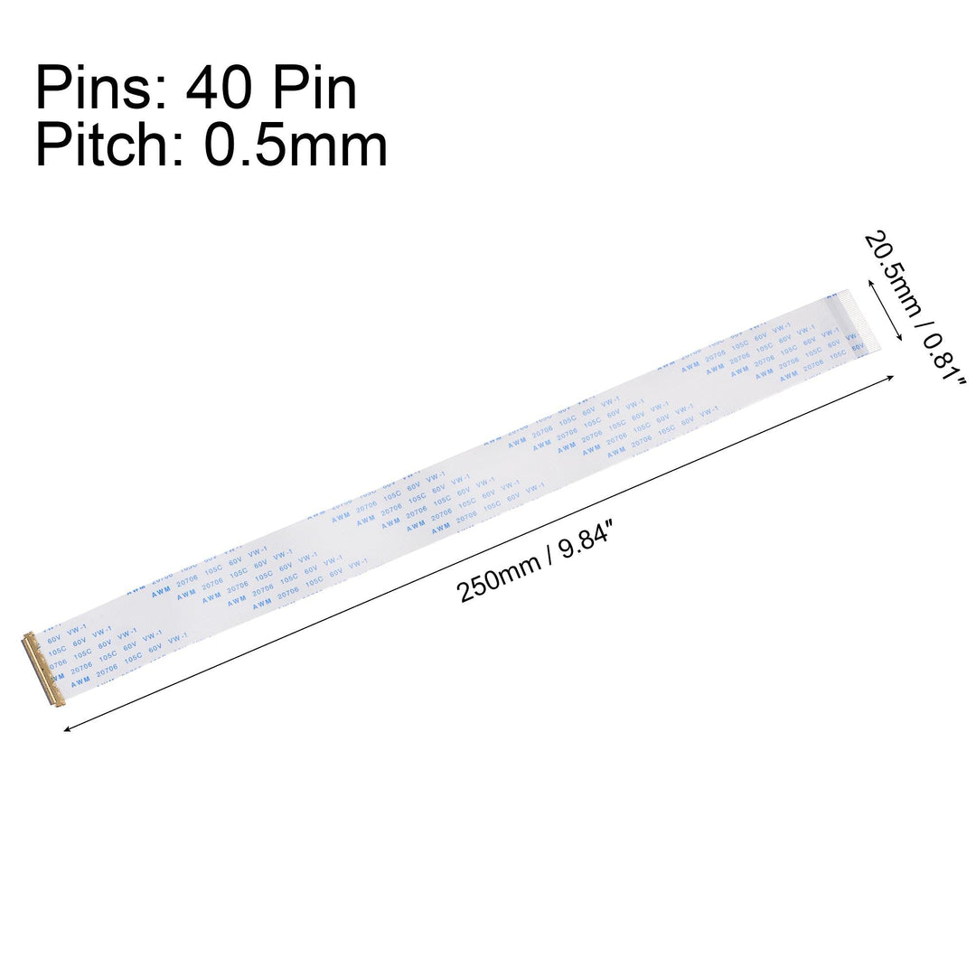 FFC FPC Cable 0.5mm Pitch 40 Pin 250mm Flexible Flat Ribbon Cable for LCD Screen B Type