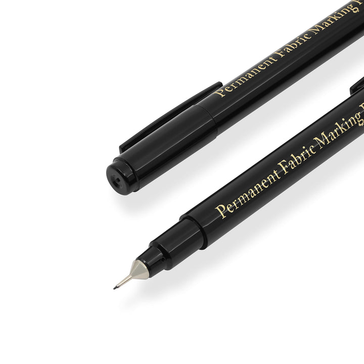 3087 The Fine Line Permanent Fabric Marker, Black, 8.5 x 2.88 x 0.38