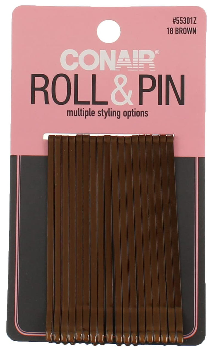 Styling Essentials Roller Pins Brown 18 ct.