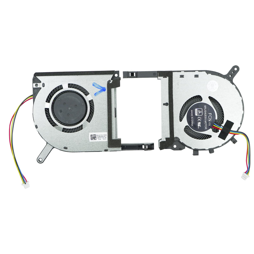 CPU and GPU Cooling Fan Replacement for DFS5K12304363H DFS5K12114262H Fit for ASUS TUF FX505 FX95 FX705DU FX705DD FX705DT FX95G FX86 ZX86 FZ86F FX95D FX705G FX505D GE FA506 FX506 FX706 FA706 Series