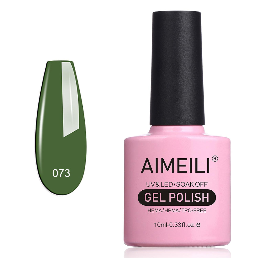 Soak Off UV LED Gel Nail Polish - Kale (073) 10ml
