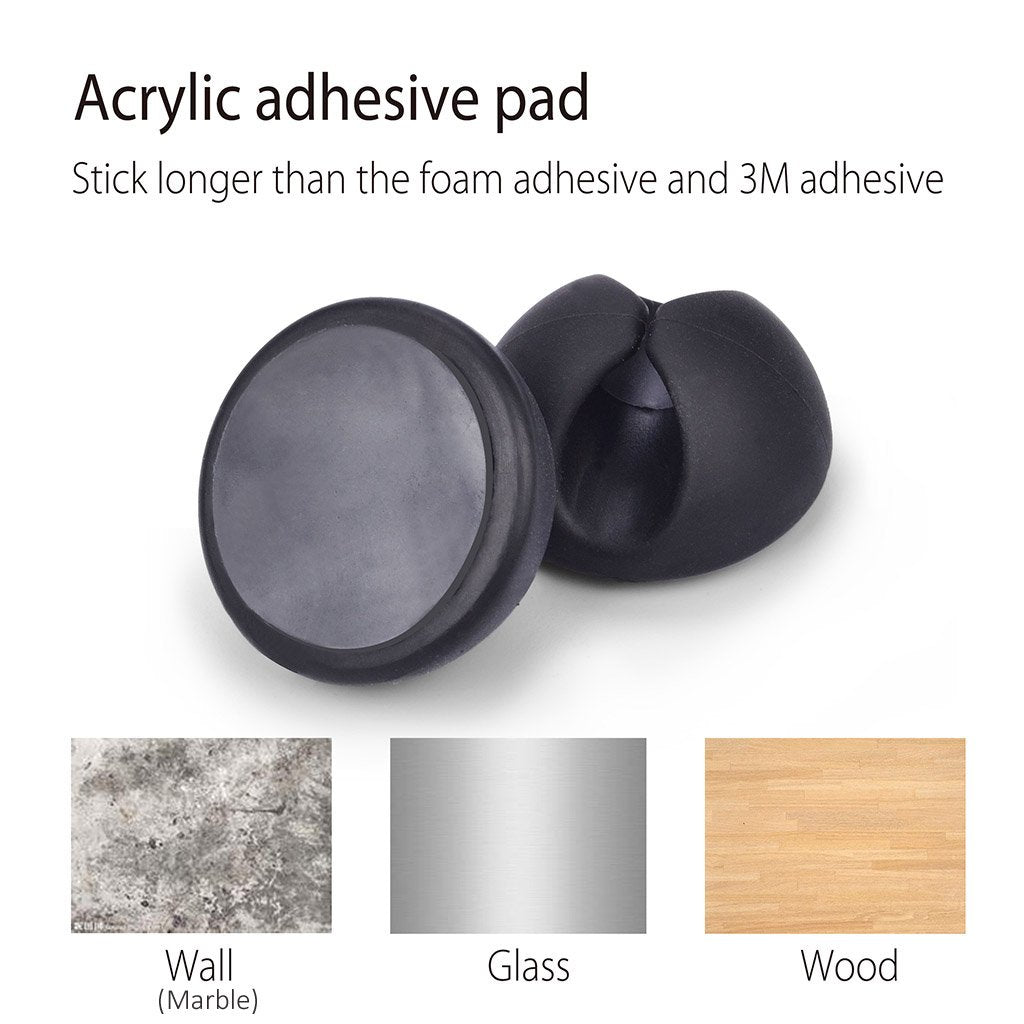 12 Pack Long Lasting Cable Clips, Desktop Cord Holder Hider, Charging Cable Drop Organizer Management System for TV PC Laptop Home Office