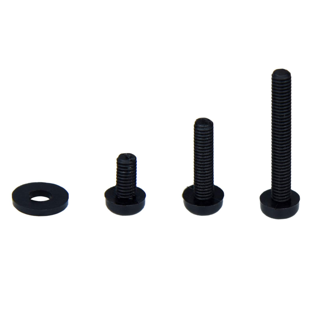 320pcs M3 Nylon Hex Spacer Standoff Kit Male Female Screw Nut Threaded Pillar Hex Standoff PCB Motherboard Circuit Board Standoffs Mounting Hardware Spacer Assortment Kit (Black)