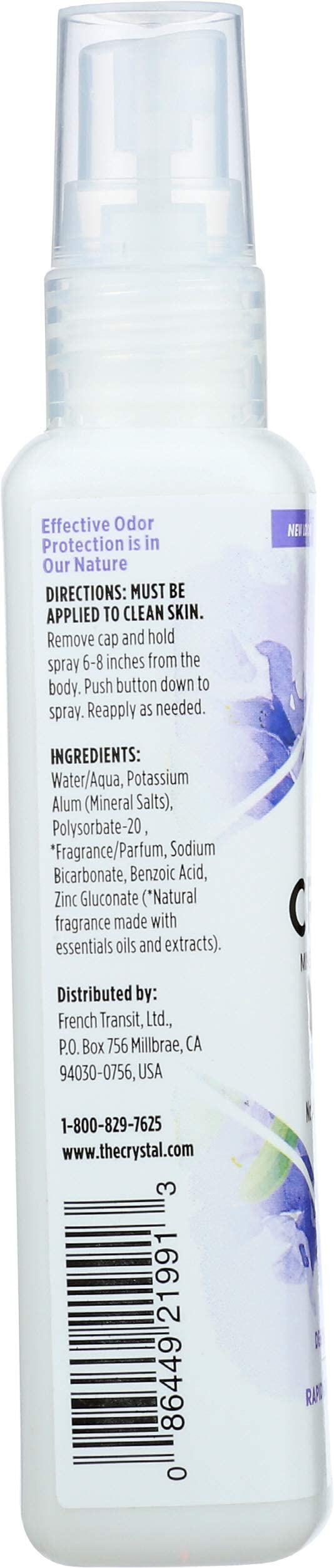 Crystal Body Deodorant Deod Spry Lvndr&Wht Te by Crystal