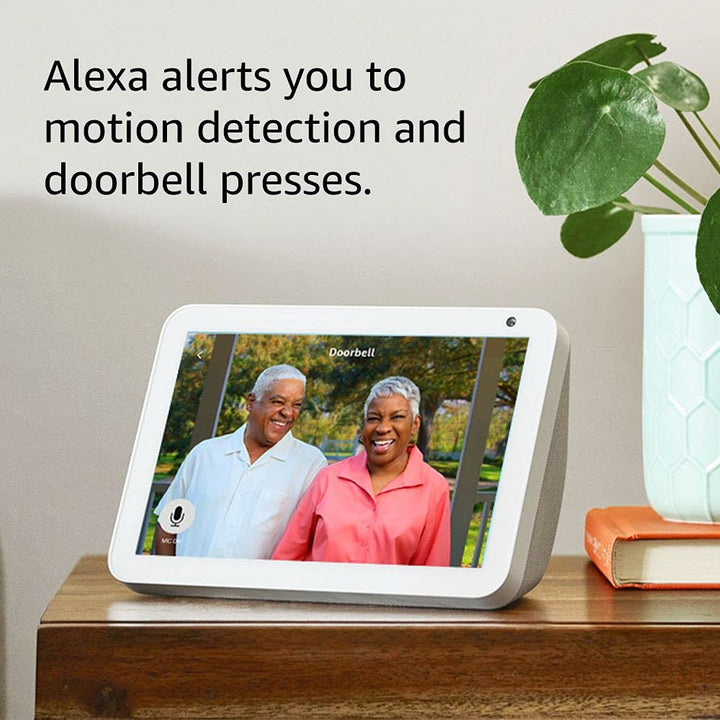 Video Doorbell (newest model), Two-way audio, HD video, motion and chime app alerts and Alexa enabled — wired or wire-free (Black)