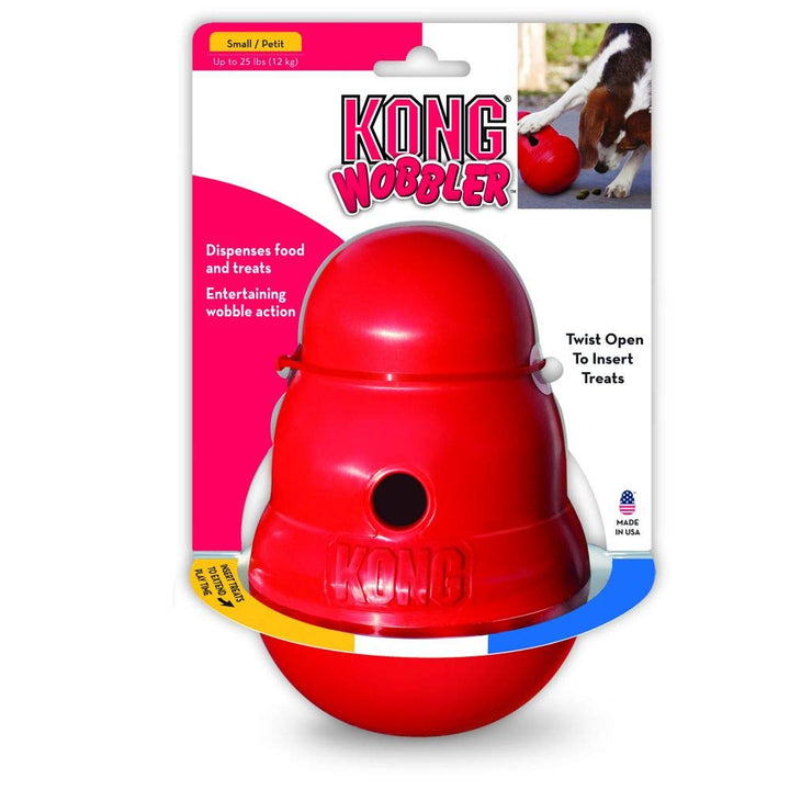 Wobbler - Interactive Dog Toy for Treat Dispensing - Dog Slow Feeder for Healthy Eating - for Medium/Small Dogs