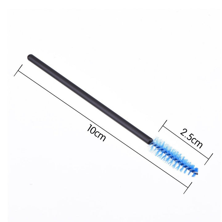 300 Pieces Multicolor Disposable Mascara Wands Eyelash Eye Lash Brush Makeup Applicators Kit, 6 Colors