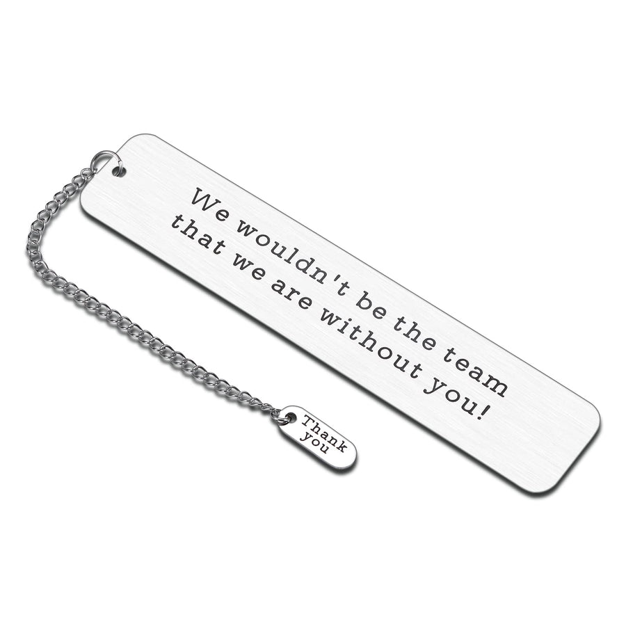 Employee Appreciation Gifts Bookmarks for Boss Manager Mentor Sports Team Gifts for Coach Player BFF Coworker Colleague Farewell Going Away Leaving Retirement Bulk Gift for Women Men Leader Book Lover