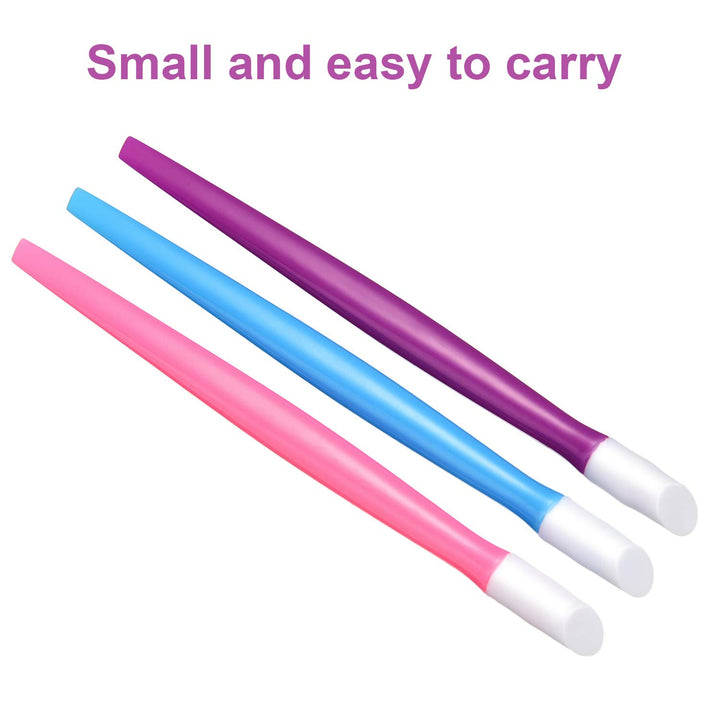 50 Pieces Rubber Nail Cuticle Pusher Plastic Handle Nail Cleaner Nail Tools for Men and Women Christmas Valentine s Day Giving(Classic Colors)