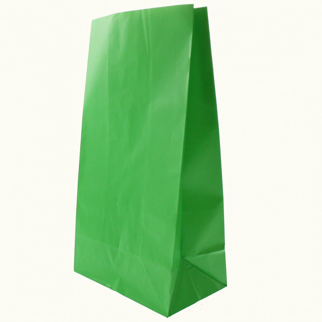 Green Paper Party Favor Bags, 12ct
