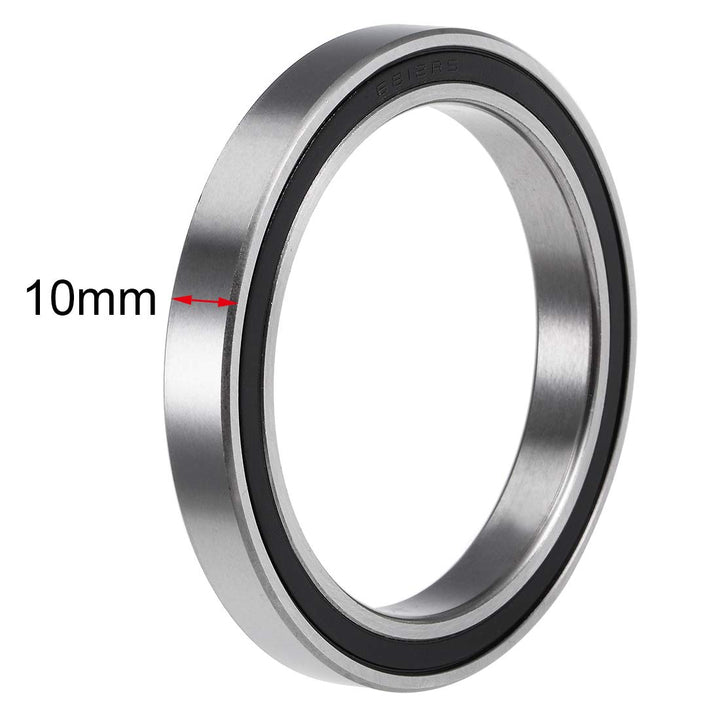 6812-2RS Deep Groove Ball Bearings Z2 60mm x 78mm x 10mm Double Sealed Chrome Steel 2pcs