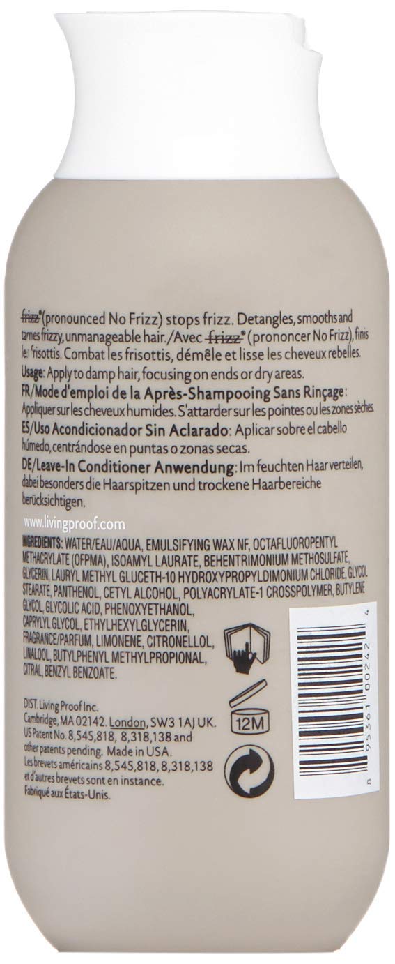 No Frizz Leave-in Conditioner for Unisex - 4 oz Conditioner