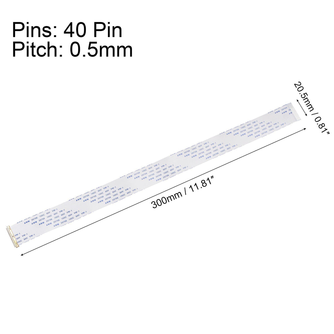 FFC FPC Cable 0.5mm Pitch 40 Pin 300mm Flexible Flat Ribbon Cable for LCD Screen B Type