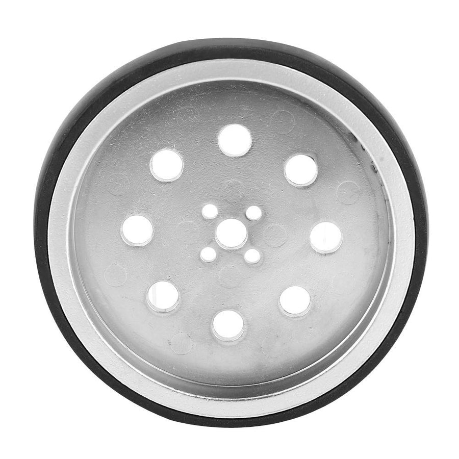 Robot Wheels 100mm Metal with Neoprene Tire 8mm Hole Inner Diameter Metal Robot Car Wheel Hub DIY Industrial Robot Parts Accessories