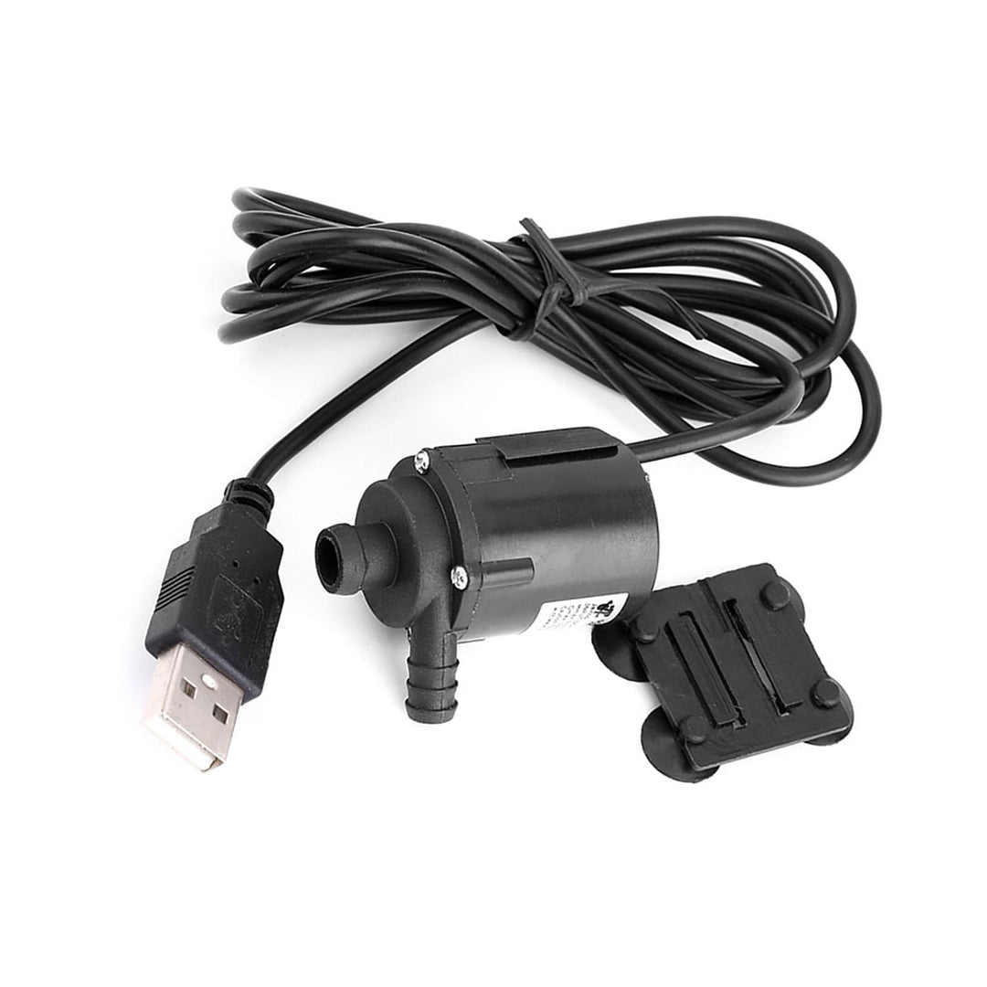 DC 6V 150L/H Mini Brushless Submersible Water Pumps Motor Micro Water Cooling Pump with USB Connector