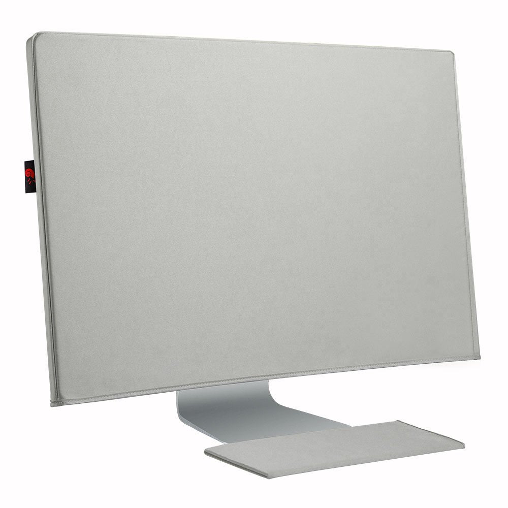 Dust and Water Resistant Cover Silky Smooth Antistatic with Soft Velvet Lining iMac Monitor and Keyboard Color: Silver Gray Fits iMac (21.5)