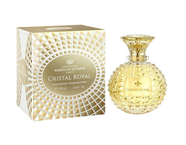 Cristal Royal Eau de Parfum Fragrance for Women - Opens with Pear, Blackcurrant and Bergamot - Blended with Jasmine - For Glamourous and Royal Ladies - 3.4 oz