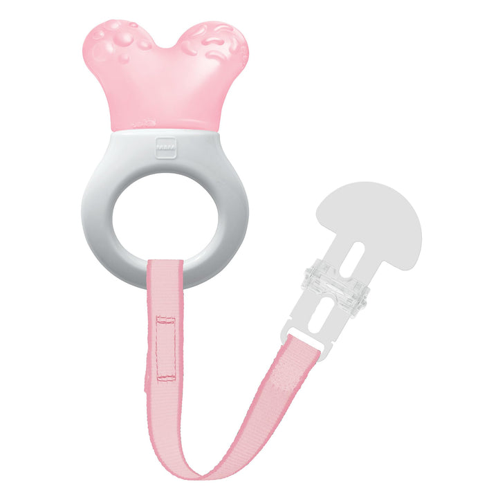 Baby Toys, Teething Toys, Mini Cooler Teether with Clip, Girl, 2+ Months, 1-Count (7172-012-0-1)