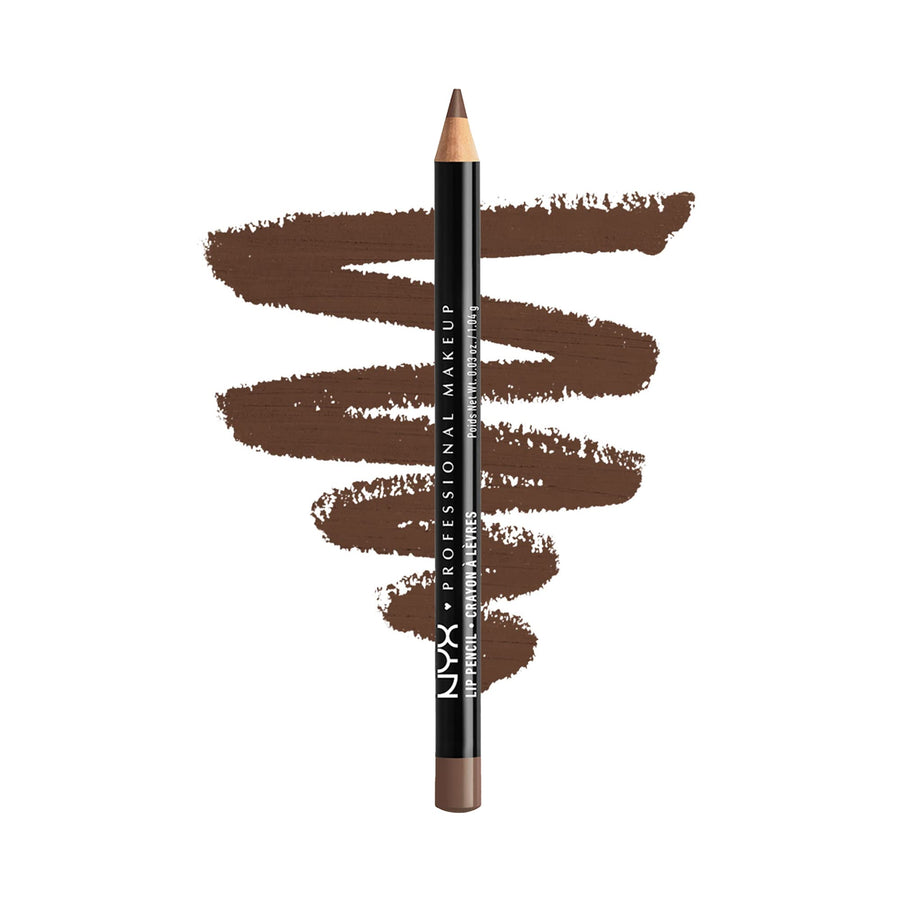 PROFESSIONAL MAKEUP Slim Lip Pencil, Long-Lasting Creamy Lip Liner - Espresso