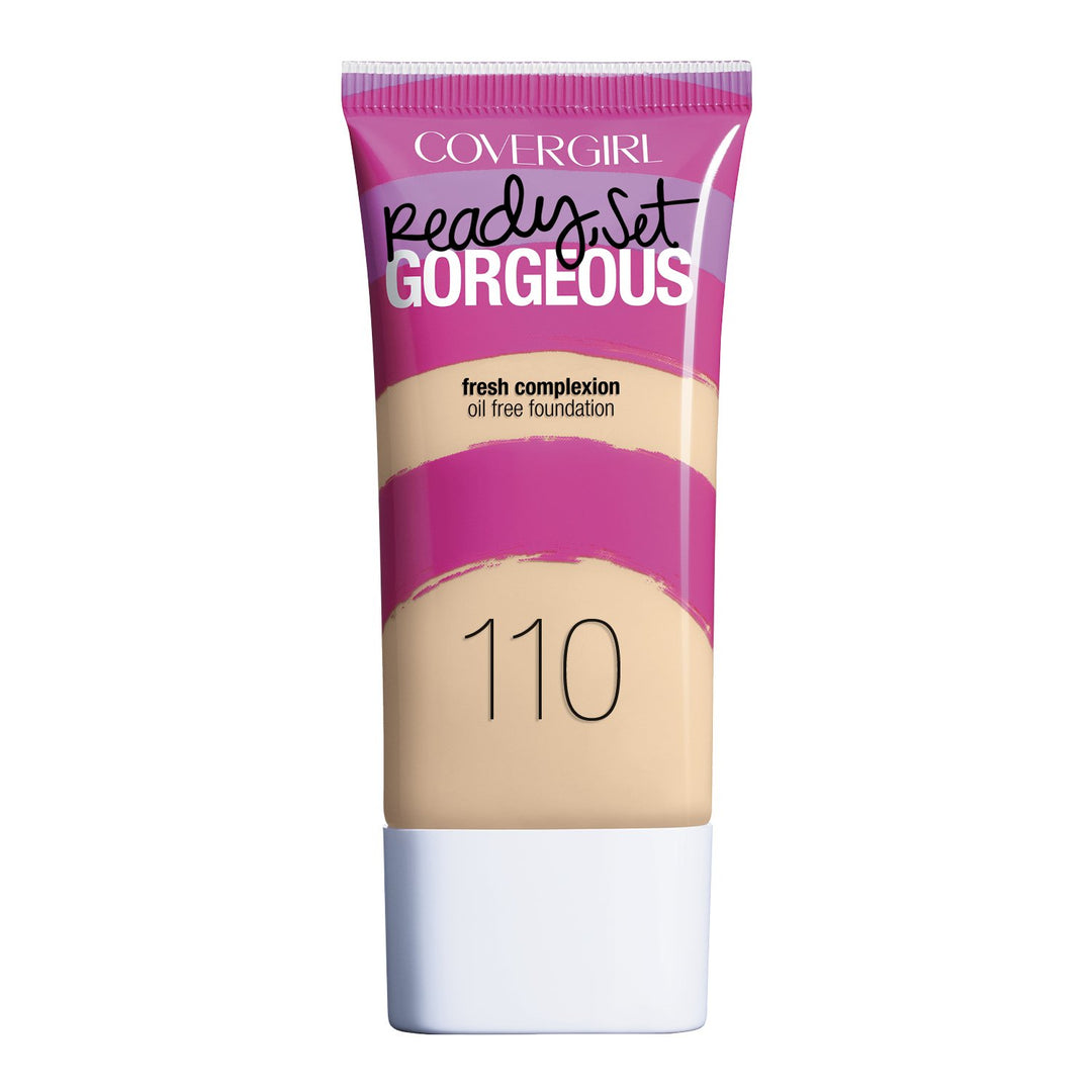 Ready Set Gorgeous Foundation, 1 Tube (1 oz), Creamy Natural Tone, Liquid Foundation, Oil-Free All Day Formula (packaging may vary)