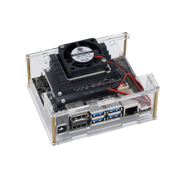Acrylic Case for NVIDIA Jetson Nano Compatible with 4GB (B01 & A02) & 2GB with Cooling Fan and Camera Case