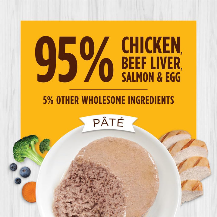 Original Pate Kitten Wet Cat Food, Grain Free - Real Chicken, 5.5 oz. Cans (Pack of 12)