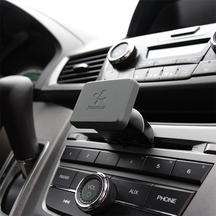 Pro CD-M CD Slot Magnetic Cradle-less Smartphone Car Mount Holder for all iPhone and Android Devices, Single , Black