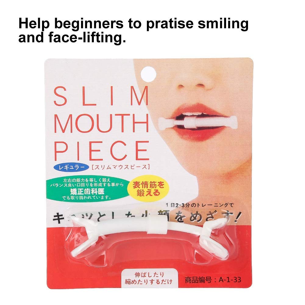 Smile Facial Muscle Exerciser, Face-Lift Lip Shape Beauty Tools Face Lift Tool Slim Corrector Mouth Piece Toning Exercise