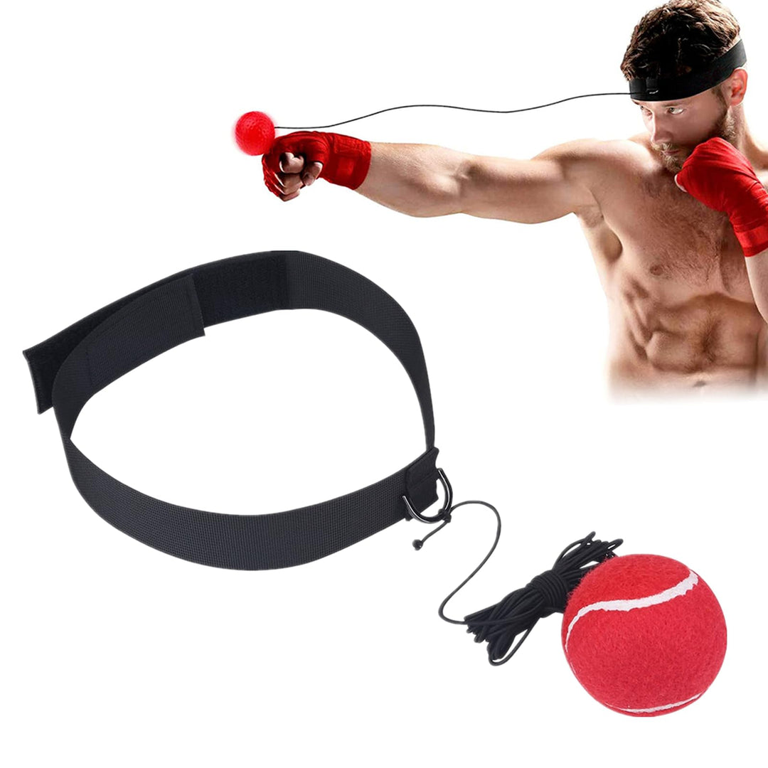 Boxing Reflex Ball, Boxing Fight Reflex Ball with Headband, Boxing Training Punching Ball Equipment to Improve Speed