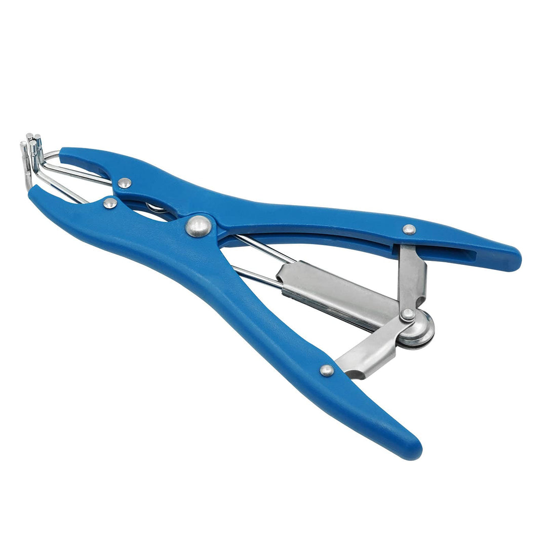 Livestock Castration Bander with 100 Pieces Castrator Rings for Lambs and Piglets