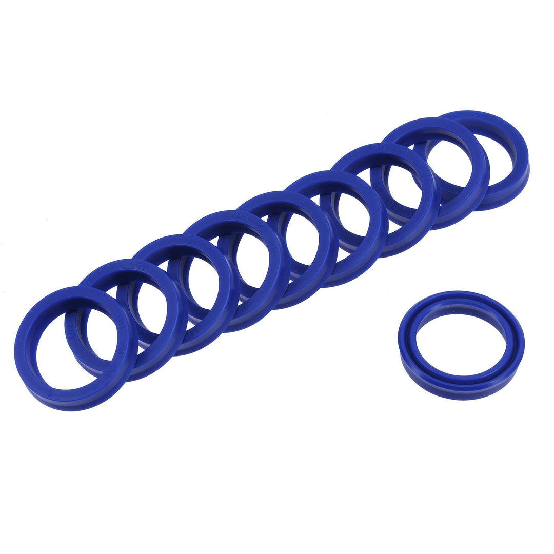 UN Radial Shaft Seal 20mm ID x 26mm OD x 5mm Width PU Oil Seal, Blue Pack of 10