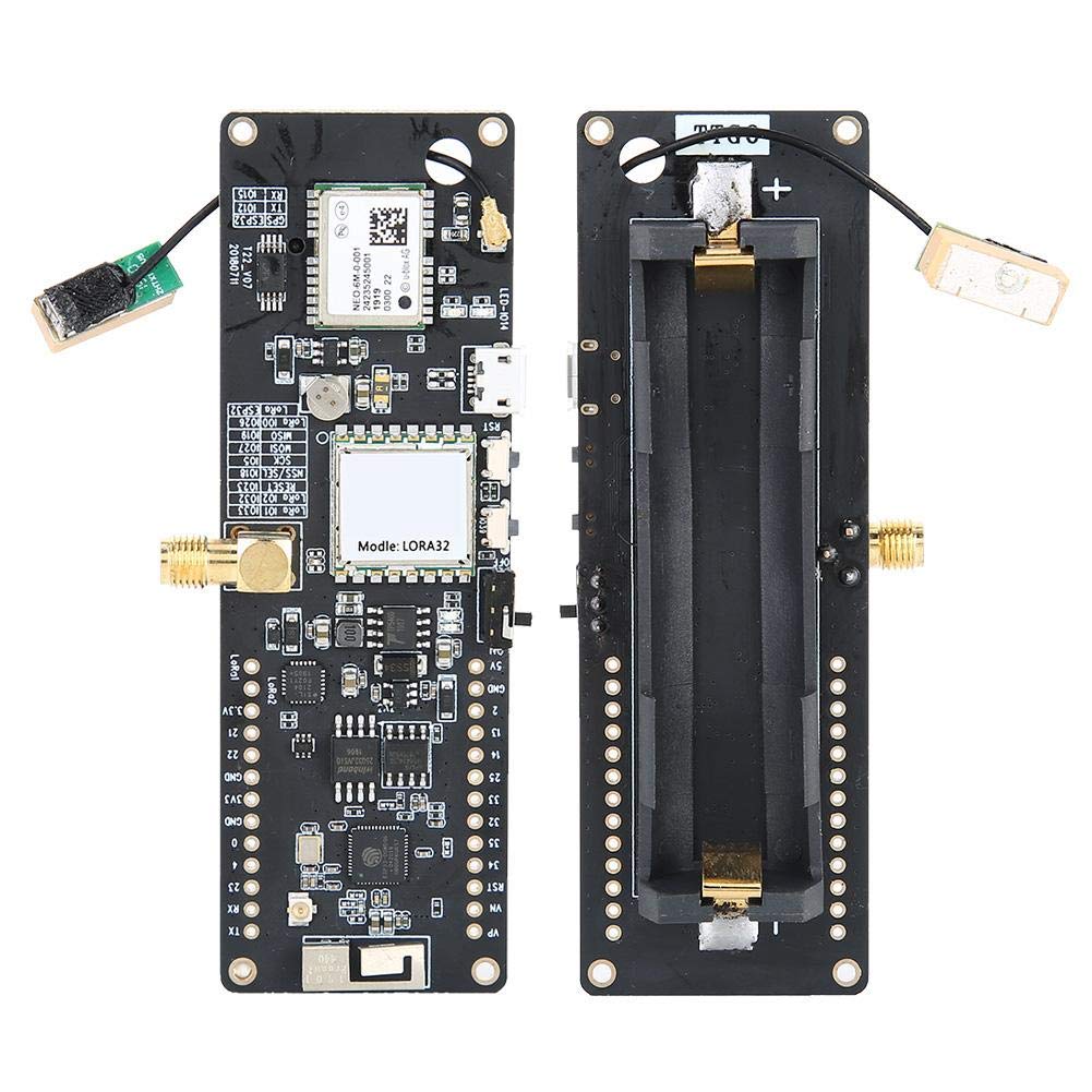 ESP32 915Mhz WiFi GPS Module, TTGO T-Beam Development Board, 4MB Flash, Bluetooth, NEO-6M Global Positioning System