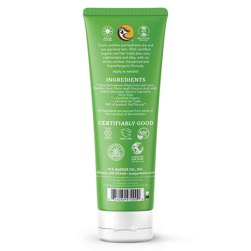 Company, Aloe Vera Gel, Unscented, 4 fl oz (118 ml)
