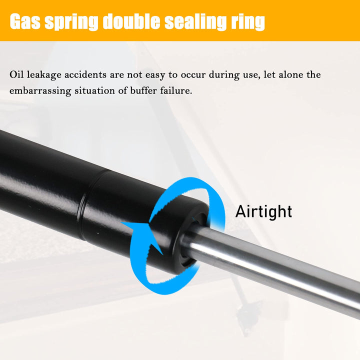 2 Pcs Gas Struts 10 Inch 45 lbs Prop Shock Lift Springs Rod Struts for Trap Door Truck Toolbox Lid Toy Box Hinges Hydraulic Spring